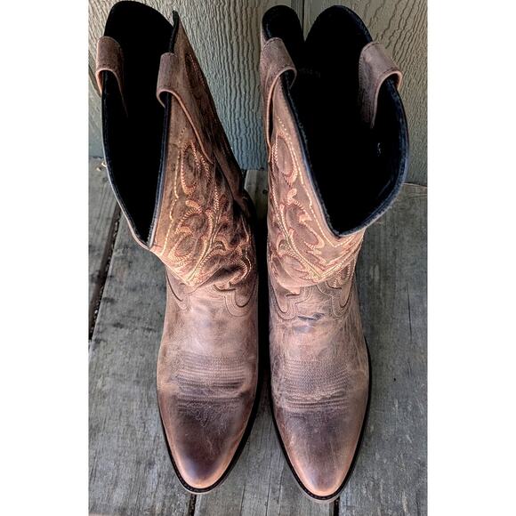 JB Dillon Reserve Cowboy Boots Brown JBRO3205 Leather Men 10.5 EE main image 6